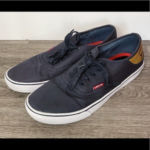Levi’s Mens shoes, navy, Size 10.5